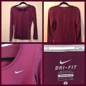 NWOT. Nike Running Dri-Fit Purple Top